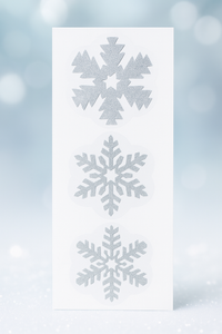 3D Snowflakes Stickers (set of 13)
