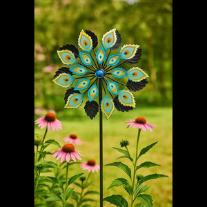 Peacock Wind Spinner