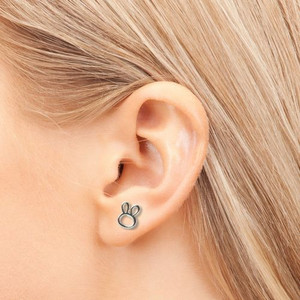 Hollow Bunny Stud Earrings