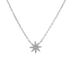 Ladies Fairy Star Sterling Silver Necklace Ladies Fairy Star Sterling Silver Necklace
