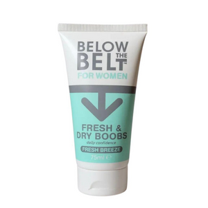 Below The Belt Fresh and Dry Boobs, Fresh Breeze Scent 75ml