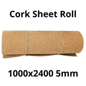 Cork Sheet Roll - 1000x2400mm - 5mm - Décor and DIY - Pack of 1