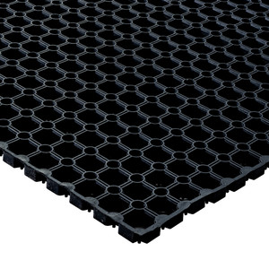 Doortex® Octomat Black All-Weather Heavy Duty Outdoor Entrance mat - 100 x 150cm