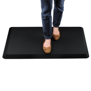 Floortex® Black Standing Comfort Mat - 40 x 60cm