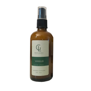 Aqueous Room Spray 100ml in Amber Glass Bottle - Vanilla - 1 Bottle