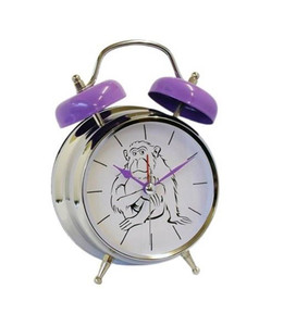 GTP Unisex Monkey Sounding Voice Double Bell Alarm Clock IMP115