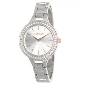 Henley Ladies Bling Bracelet Watch H07323 Available Multiple Colour - Silver Silver