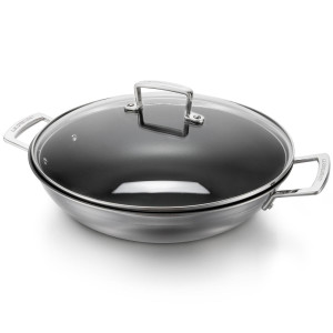 Le Creuset 3 Ply Stainless Steel Non-Stick Wok Le Creuset 3 Ply Stainless Steel Non-Stick Wok