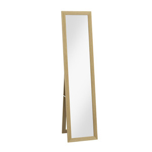 HOMCOM Full Length Mirror, Farmhouse Wall & Floor Mirror - Hanging & Freestanding