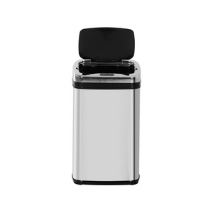 Premium 30L Silver Automatic Kitchen Bin - Lid, Infrared Sensor - High Quality Stainless Steel
