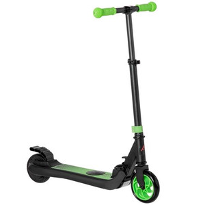 HOMCOM Folding Electric Scooter with Rear Wheel Brake - Sky Blue