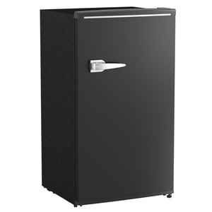 HOMCOM 85L Freestanding Under Counter Fridge with Chiller Box - Black