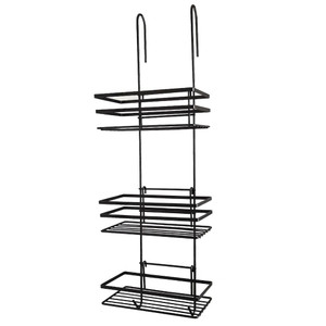 Premium 3-Tier Hanging Shower Caddy in Black - Rust-Proof, Waterproof, Easy to Fit - 2 Year Guarantee