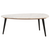 Opal Coffee Table With White Marble Top & Metal Legs