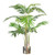 LARGE Tropical Plants Trees Exotic Tropical for Home or Office Display - Choice of Designs - - 120cm (4ft) Areca Palm Silver Planter