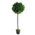 120cm (4ft) Plain Natural Trunk Artificial Topiary Bay Laurel Ball Tree