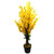 90cm Artificial Yellow Blossom Tree