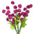 Pack of 6 x 50cm Dahlia Pompom Pink Artificial Stem
