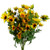 Pack of 6 x 70cm Artificial Yellow Daisy Flower Spray