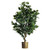 100cm Leaf Realistic Artificial Ficus Tree / Plant Bush Ficus Gold Planter