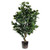 100cm Leaf Realistic Artificial Ficus Tree / Plant Bush Ficus Multicolour Planter