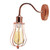 Modern Industrial Wall Light Rustic Sconce Lamp Metal Cage Shade | Indoor Fixture for Home, Cafe, Bar | Best Quality - With Bulb / Rose Gold