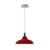 Vintage Pendant Ceiling Shade Industrial Chandelier Lighting UK - With Bulb / Red