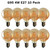 10 Pack E27 LED Edison Dimmable Vintage Amber Glass Warm white 2700K Light Bulbs