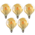 5 Pack E27 LED Edison Dimmable Vintage Amber Glass Warm white 2700K Light Bulbs