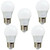 5W E27 Screw LED Light GLS bulbs, Energy Saving Edison  Cool White 6000K non dimmable lights - Pack 5