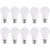 15W B22 Screw LED Light GLS bulbs, Energy Saving Edison  Cool White 6000K non dimmable lights - Pack 10