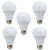 E27 15W Energy Saving Warm White LED Light Bulbs A60 E27 Screw-in non dimmable bulbs - Pack 5