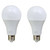 E27 15W Energy Saving Warm White LED Light Bulbs A60 E27 Screw-in non dimmable bulbs - Pack 2