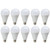 E27 25W Energy Saving Warm White LED Light Bulbs A60 E27 Screw-in non dimmable bulbs - Pack 10