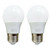 E27 5W Energy Saving Warm White LED Light Bulbs A60 E27 Screw-in non dimmable bulbs - Pack 2