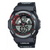 Lorus Mens Sports Chronograph Analog/Digital Black Rubber Strap Watch R2321MX9 BRAND NEW BUT NEEDS BATTERY