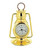 Gold Plated Metal Hurricane Lamp Clock - Solid Brass - Limited Stock - High Quality - Clearance Sale