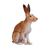 Hare Toy Figure Realistic Woodland Animal Model