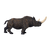 Woolly Rhino Toy Realistic Ice Age Animal Figurine