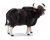 Gaur Bull Toy Realistic Wildlife Animal Figurine