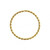 9ct Solid Gold Continuous Twister Hoop Nose Ring - Rose Gold