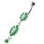 Twin flower Dangling Navel Banana - Emerald