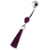 Long Drop Dangling Navel belly Banana - Purple
