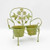 46CM LEAF GREEN DOUBLE PLANTER