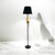 164X37X37CM FLOOR LAMP 15" BLACK SHADE