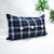 30 X 50CM BLUE  VELVET CUSHION COVER ONLY