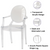 GHOST CLEAR PLASTIC CHAIR ARMCHAIR