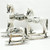 1M/80CM/60CM SET 3 ROCKING HORSE