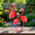 SET 3 FLAMINGO Decor