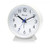 Ravel Bedside Modern Round Large Alarm Clock White RC049.4